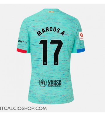 Barcelona Marcos Alonso #17 Terza Maglia Femmina 2023-24 Manica Corta